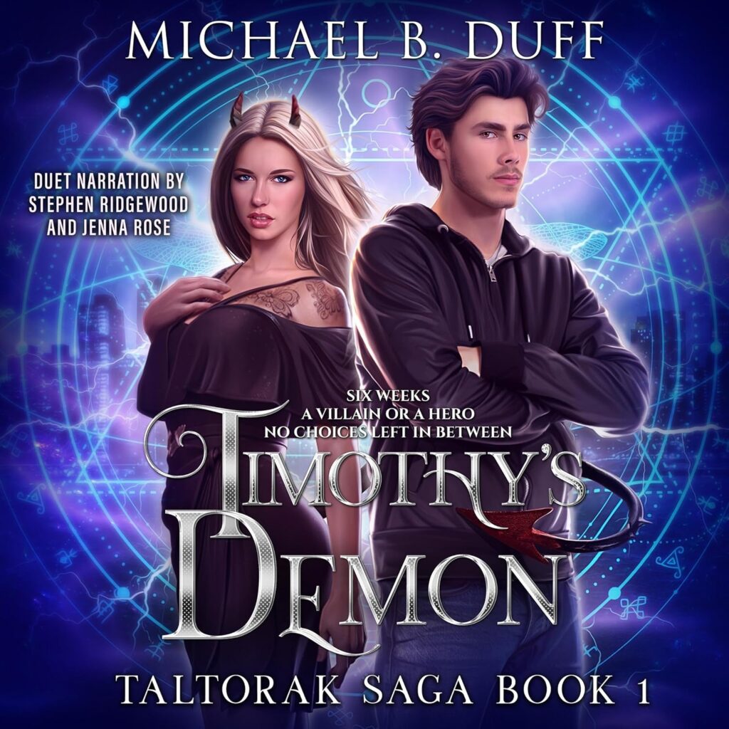 Duet Audiobook Narration PNR Action Adventure - CTR Audio production - Timothy's Demon by Michael Duff
